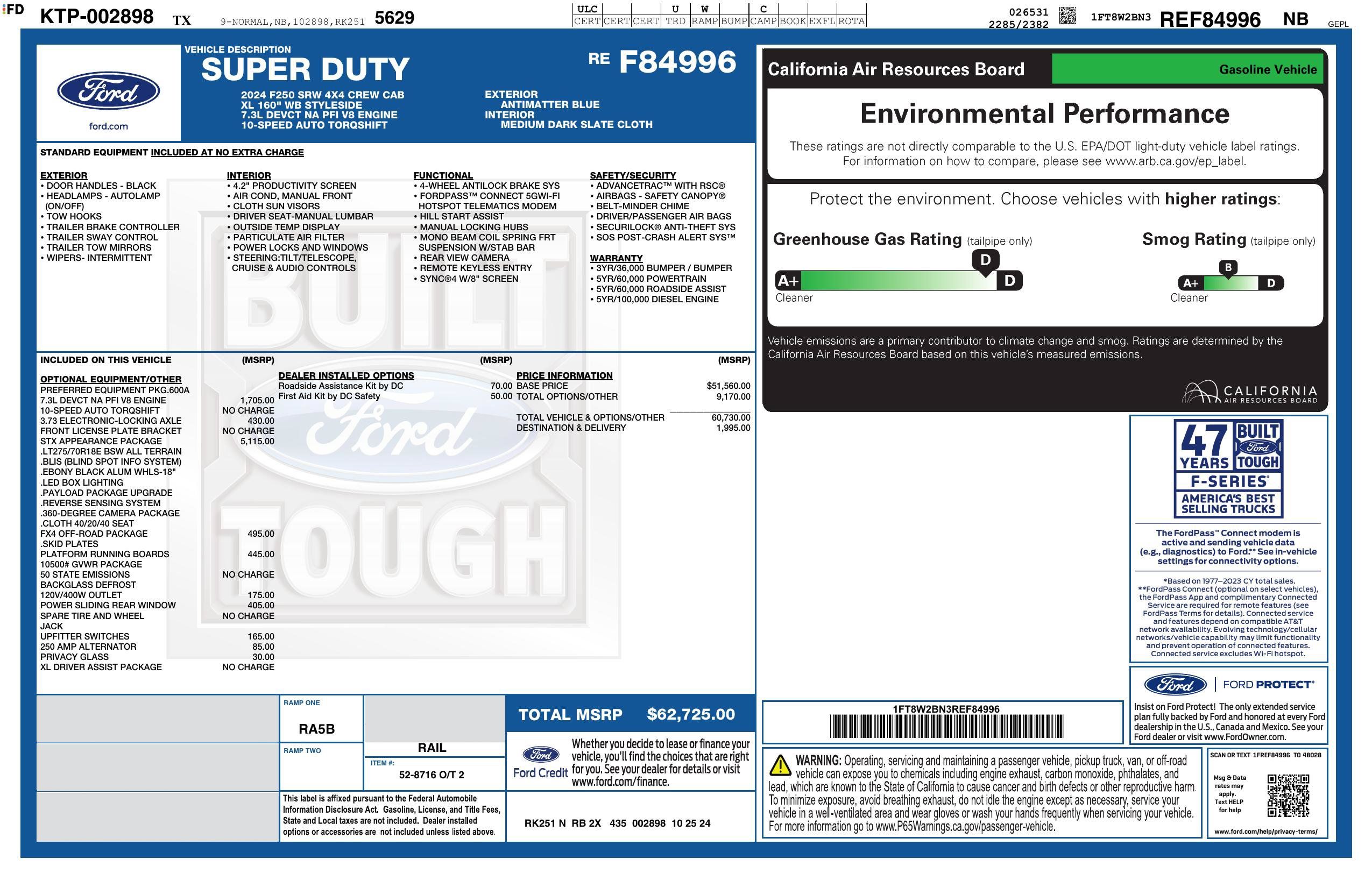 Used 2024 Ford F250 XL w/ STX Appearance Package AWD/4WD image 3