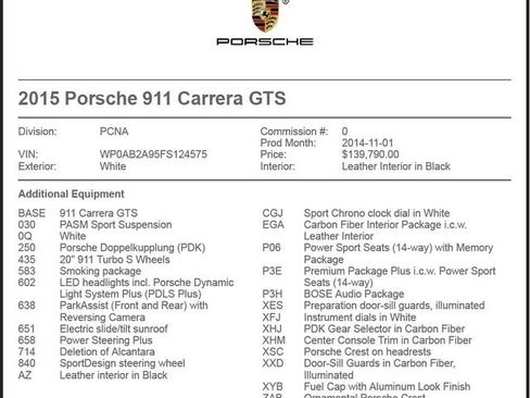 Used 2015 Porsche 911 Carrera GTS image 7