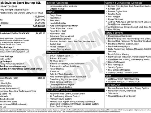 New 2026 Buick Envision Sport Touring AWD/4WD image 5