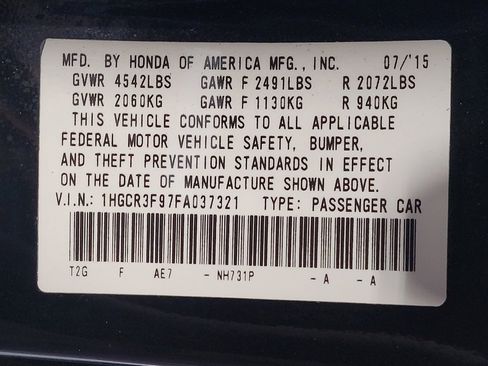 Used 2015 Honda Accord Touring image 33