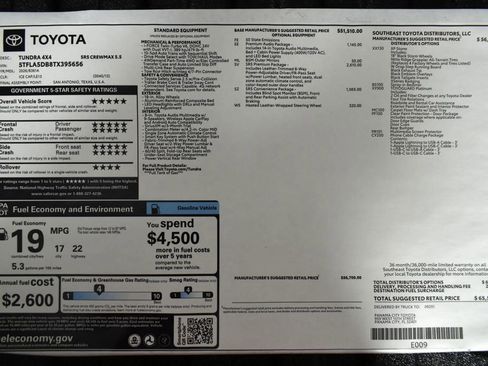 New 2026 Toyota Tundra SR5 AWD/4WD image 2