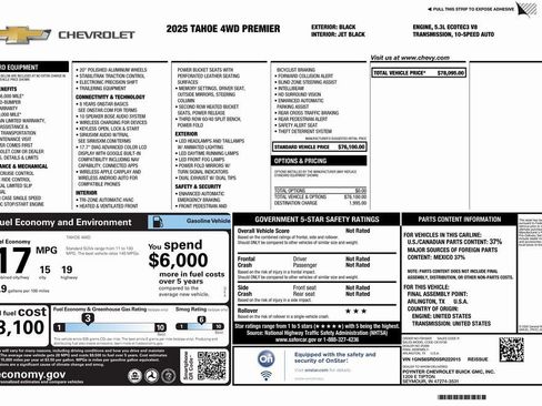Used 2025 Chevrolet Tahoe Premier image 4
