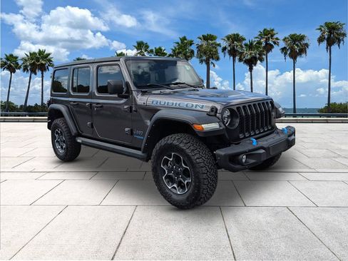 Used 2022 Jeep Wrangler Unlimited Rubicon 4xe w/ Steel Bumper Group image 2