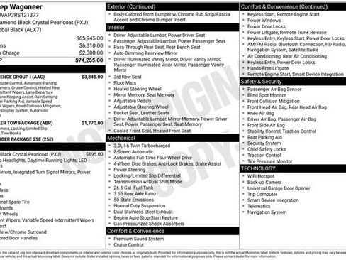New 2024 Jeep Wagoneer Base w/ Convenience Group I image 4