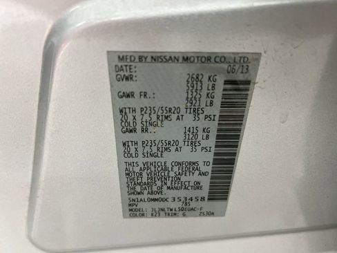 Used 2013 INFINITI JX35 AWD w/ Premium Pkg image 30