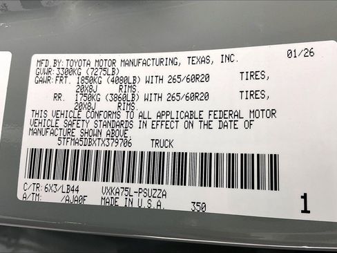 New 2026 Toyota Tundra 1794 Edition image 20