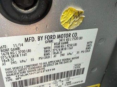 Used 2015 Ford Expedition EL XLT w/ Equipment Group 201A RWD image 14