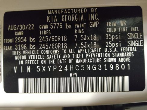 Used 2022 Kia Telluride LX FWD image 33