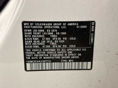 Used 2020 Volkswagen Atlas Cross Sport SEL image 11