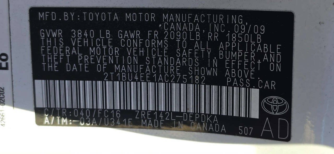 Used 2010 Toyota Corolla LE FWD image 11