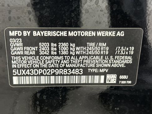Certified 2023 BMW X3 sDrive30i w/ Premium Package RWD image 30