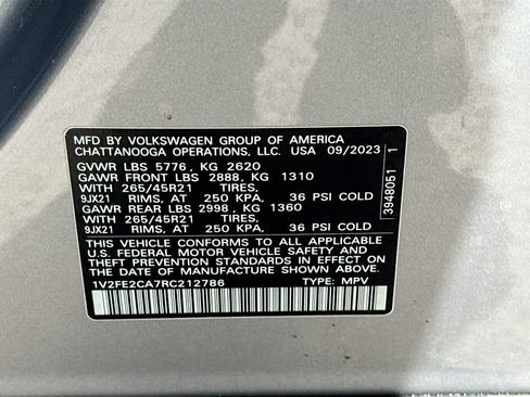 Used 2024 Volkswagen Atlas Cross Sport SEL Premium R-Line AWD/4WD image 35