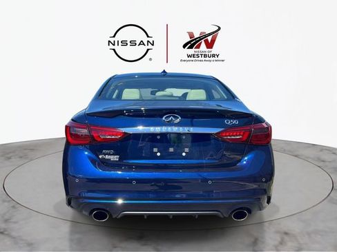 Used 2022 INFINITI Q50 Luxe w/ Cargo Package AWD/4WD image 6