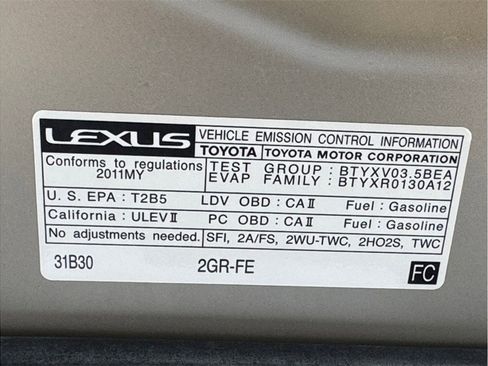 Used 2011 Lexus ES 350 FWD image 27