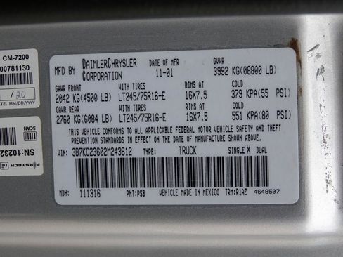 Used 2002 Dodge Ram 2500 Truck SLT image 43