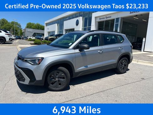 Certified 2025 Volkswagen Taos S FWD image 1