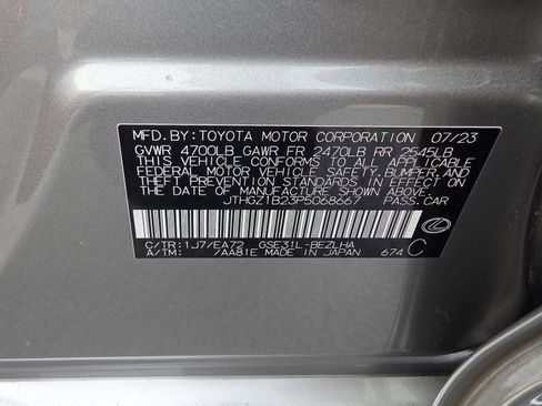 Certified 2023 Lexus IS 350 F Sport w/ Navigation Package image 31