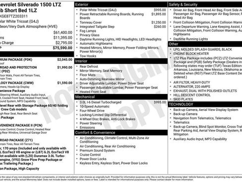 New 2026 Chevrolet Silverado 1500 LTZ w/ LTZ Premium Package AWD/4WD image 3