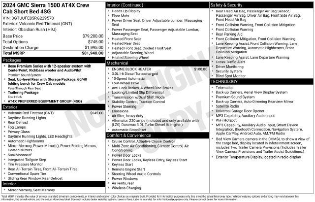 Used 2024 GMC Sierra 1500 AT4X AWD/4WD image 48