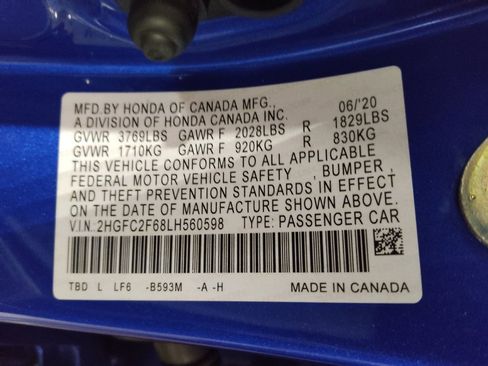 Used 2020 Honda Civic LX image 33