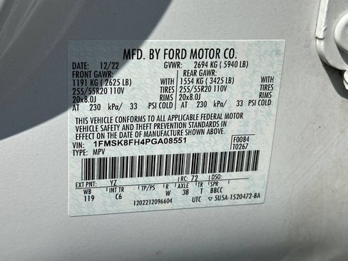 Certified 2023 Ford Explorer Limited w/ Equipment Group 301A AWD/4WD image 29