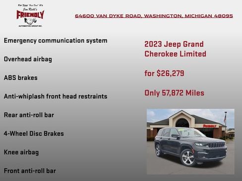 Used 2023 Jeep Grand Cherokee Limited AWD/4WD image 20