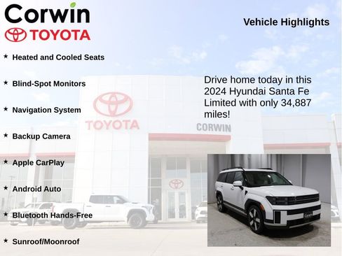 Used 2024 Hyundai Santa Fe Limited image 6