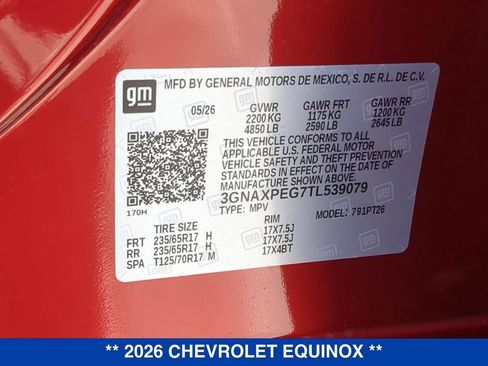 New 2026 Chevrolet Equinox LT w/ Convenience Package II AWD/4WD image 26