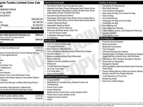 Used 2024 Toyota Tundra Limited AWD/4WD image 42