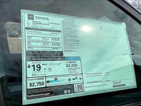 New 2025 Toyota Tundra Platinum image 19