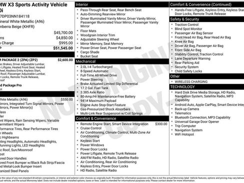 Used 2022 BMW X3 xDrive30i w/ Premium Package 2 (ZPA) image 5