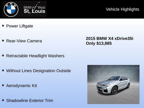 Used 2015 BMW X4 xDrive35i image 30