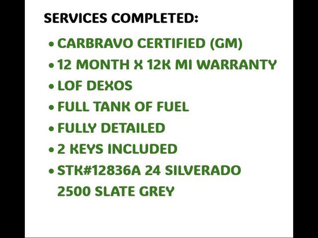 Used 2024 Chevrolet Silverado 2500 Custom w/ Custom Convenience Package AWD/4WD image 40