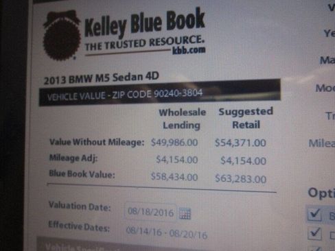 Used 2013 BMW M5 Base 4dr Sedan image 37
