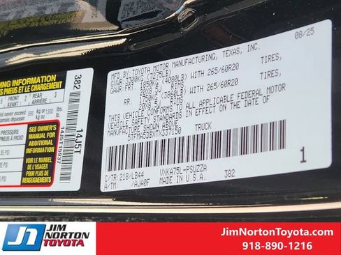 Used 2026 Toyota Tundra 1794 Edition w/ TRD Off-Road Package AWD/4WD image 34