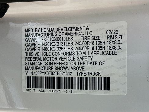 New 2026 Honda Ridgeline Black Edition image 32