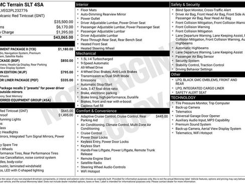 Used 2023 GMC Terrain SLT w/ Infotainment Package II AWD/4WD image 2