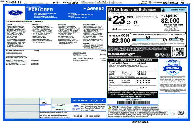 Used 2025 Ford Explorer ST-Line AWD/4WD image 33