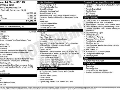 Used 2024 Chevrolet Blazer RS FWD image 28