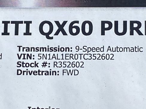 Certified 2026 INFINITI QX60 Pure w/ Cargo Package FWD image 35