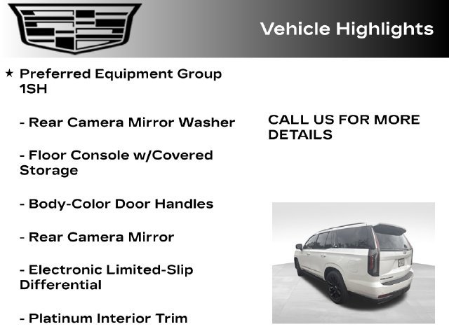 Certified 2024 Cadillac Escalade Sport Platinum w/ LPO, ONYX Package AWD/4WD image 15