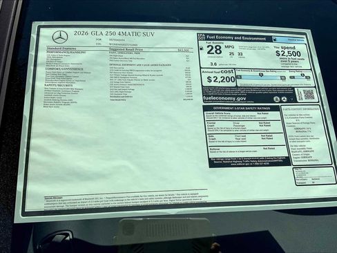 Certified 2026 Mercedes-Benz GLA 250 4MATIC image 26