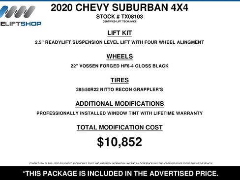 Used 2020 Chevrolet Suburban Premier AWD/4WD image 2