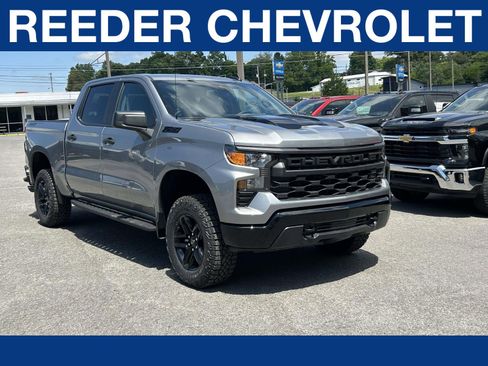 New 2026 Chevrolet Silverado 1500 Custom Trail Boss w/ Dark Appearance Package AWD/4WD image 1