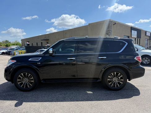 Used 2019 Nissan Armada Platinum w/ Captain's Chairs Package RWD image 2