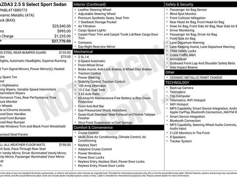 New 2026 MAZDA MAZDA3 s Sport FWD image 34