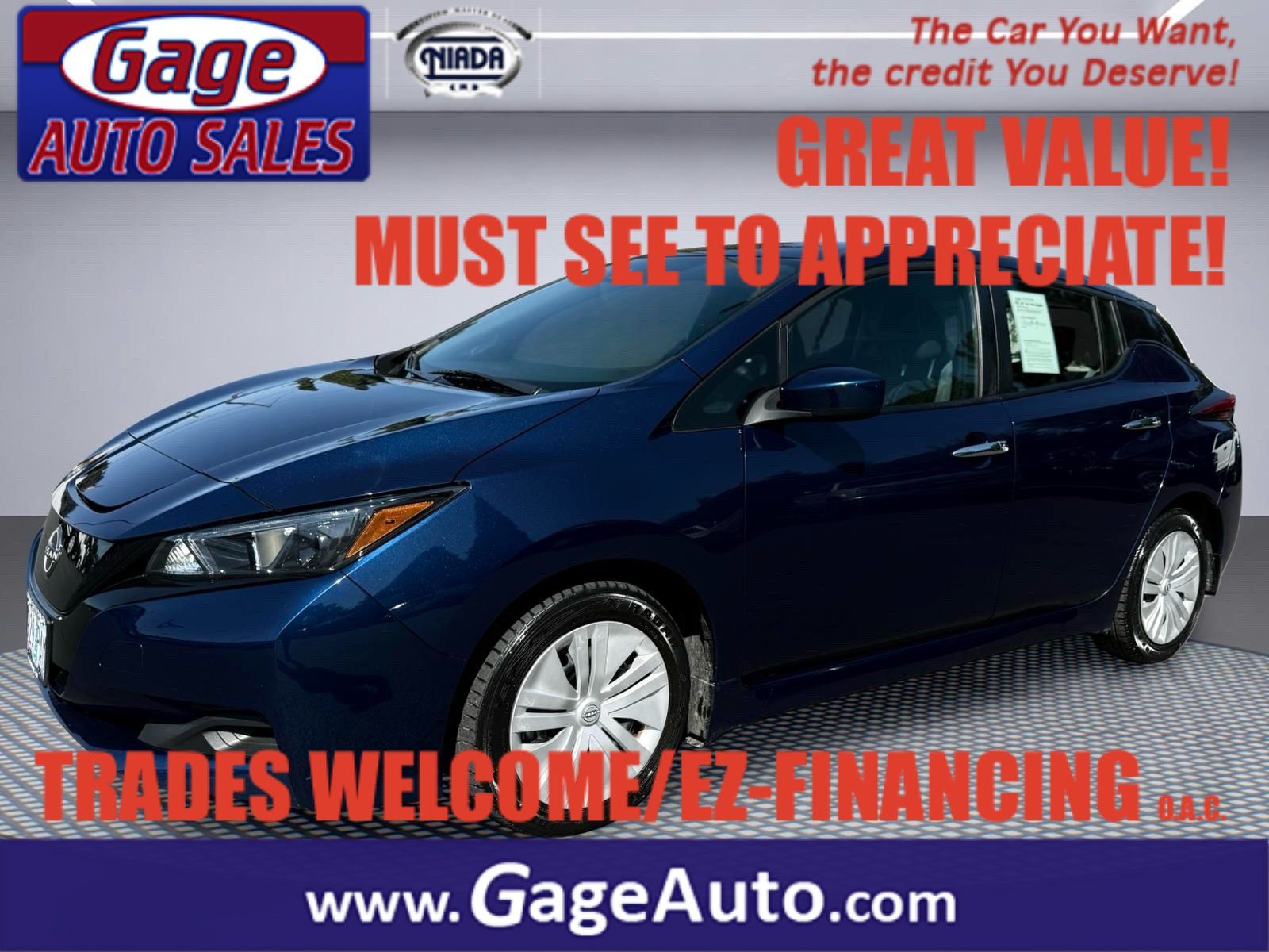 Used 2023 Nissan Leaf S FWD image 1