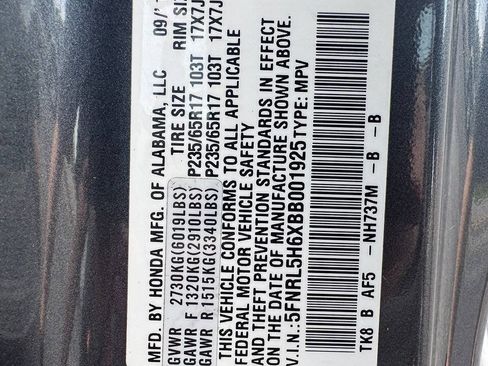 Used 2011 Honda Odyssey EX-L image 13
