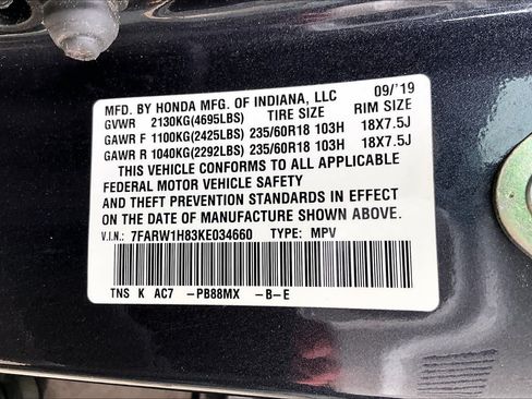 Used 2019 Honda CR-V EX-L image 34