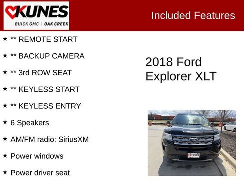 Used 2018 Ford Explorer XLT image 2